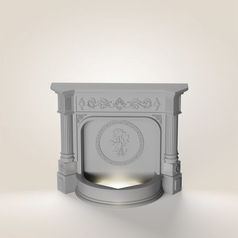 Fireplace-shaped Aromatherapy Stone Lamp