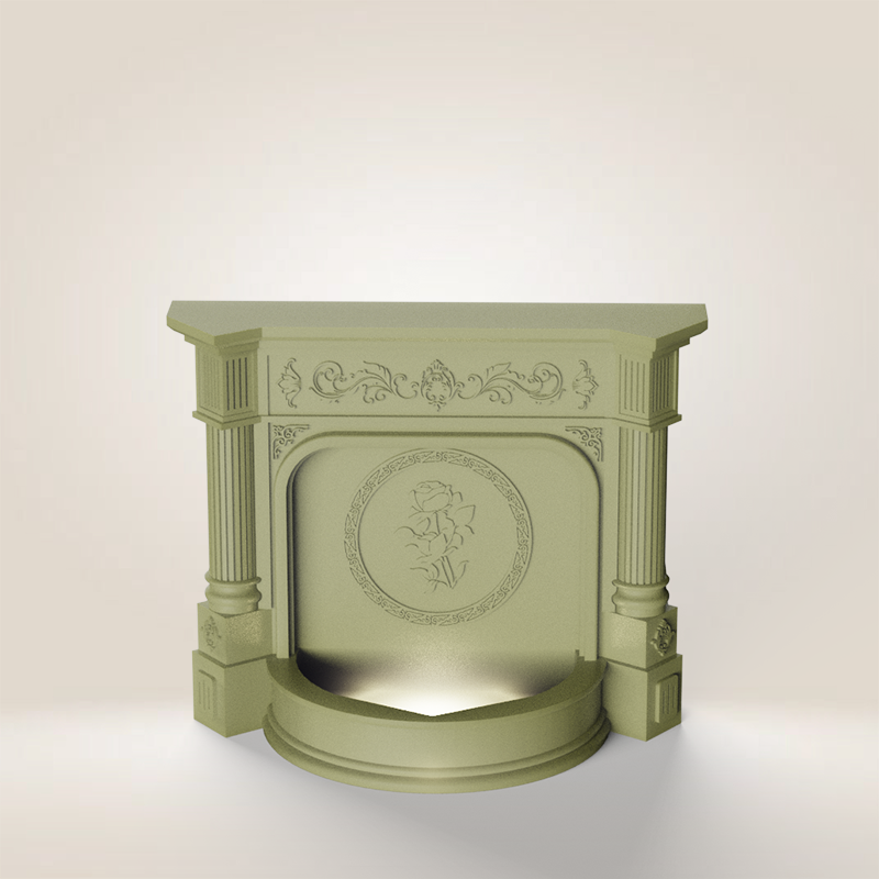 Fireplace-shaped Aromatherapy Stone Lamp