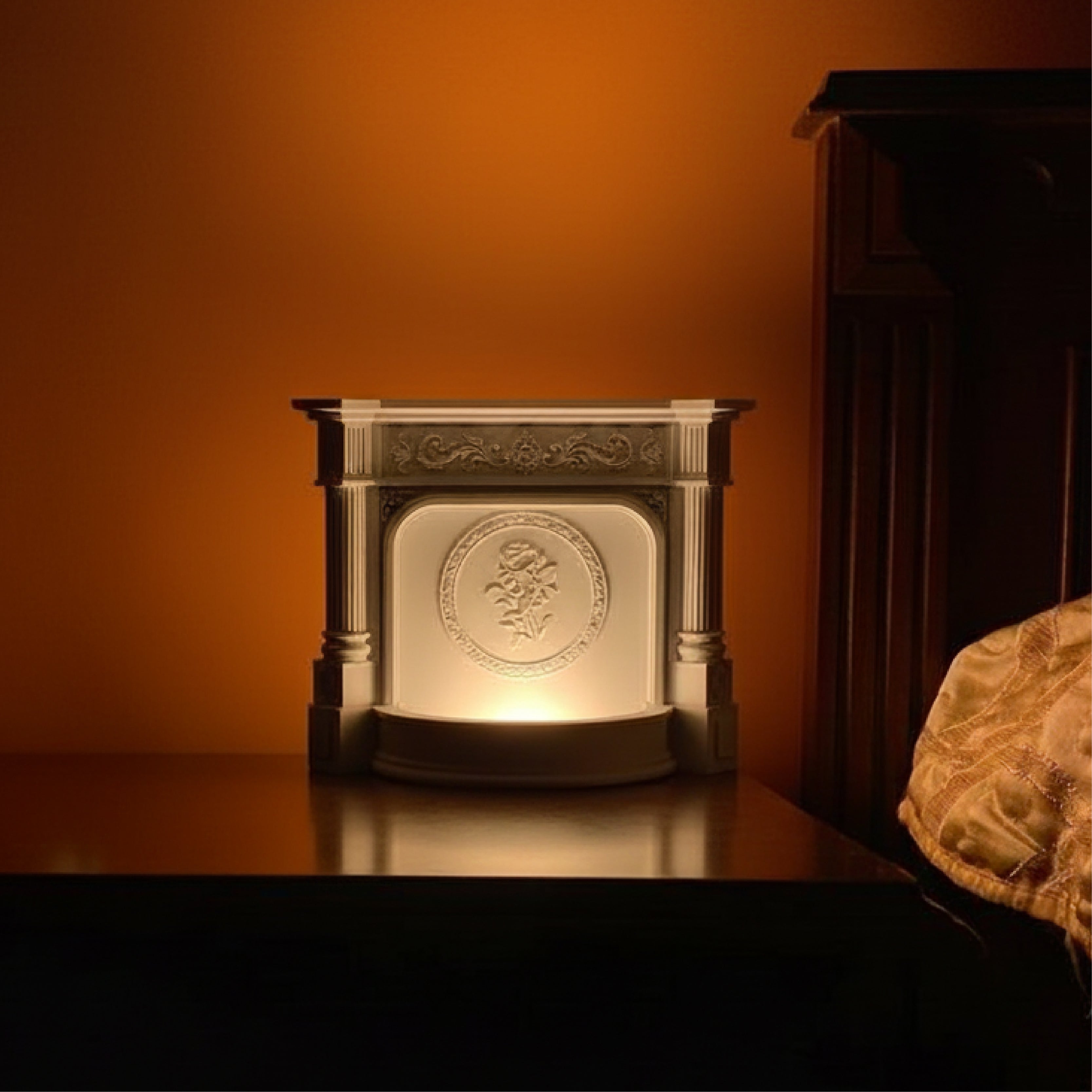 Fireplace-shaped Aromatherapy Stone Lamp